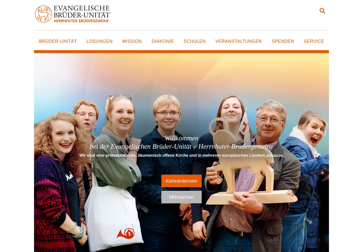 Screenshot of ebu.de