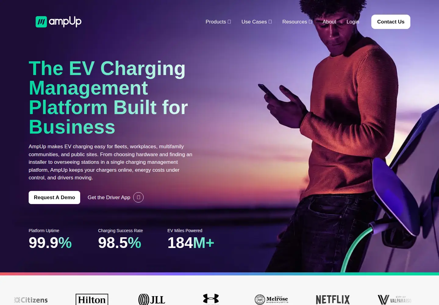 Screenshot of ampup.io