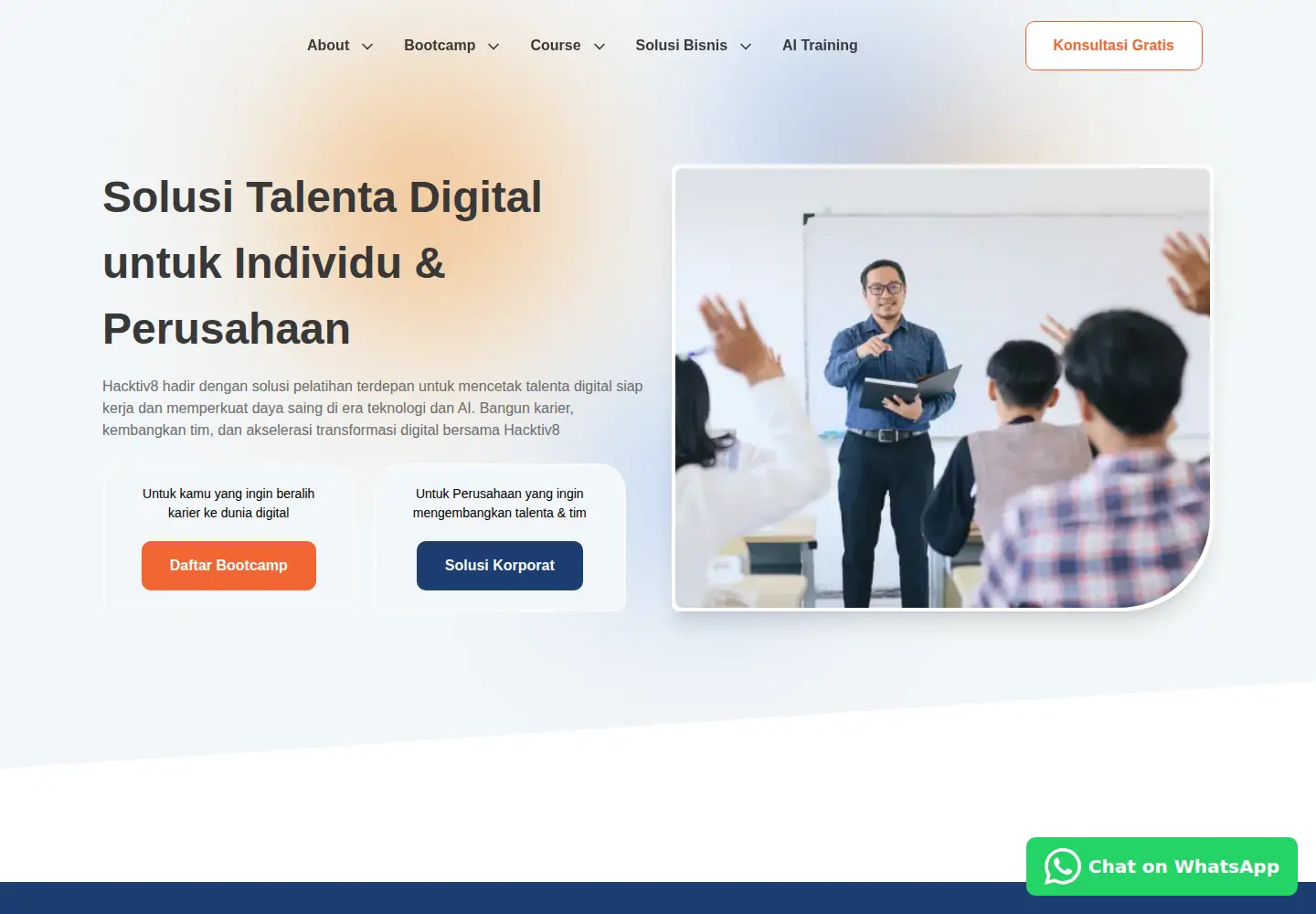 Screenshot of hacktiv8.com