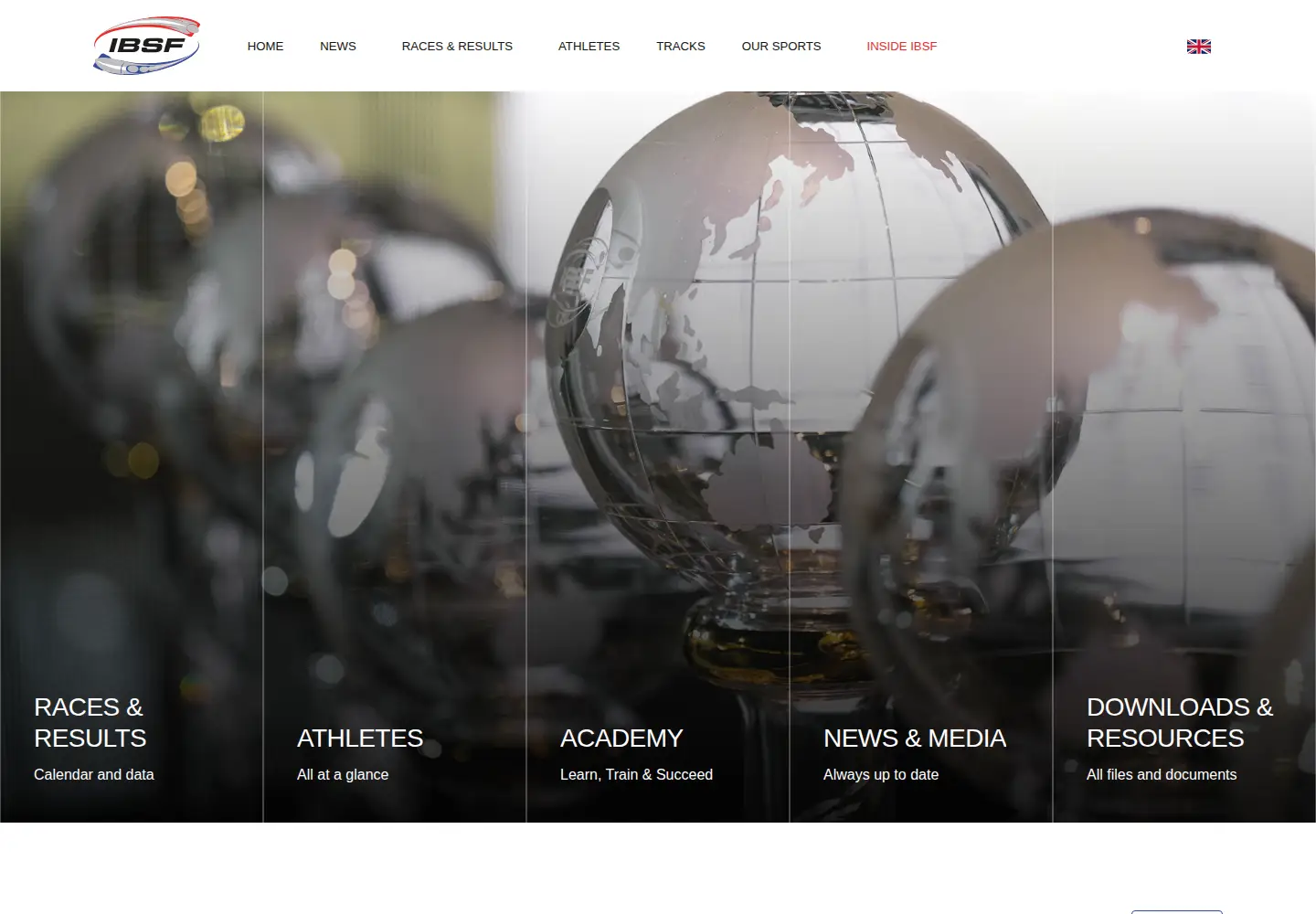 Screenshot of ibsf.org
