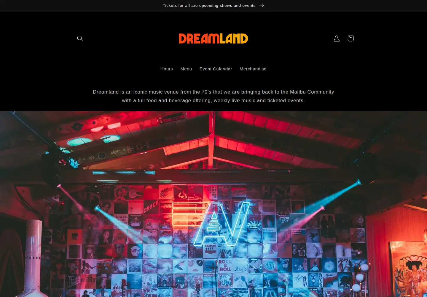 Captured homepage of aviatornationdreamland.com in the current scan