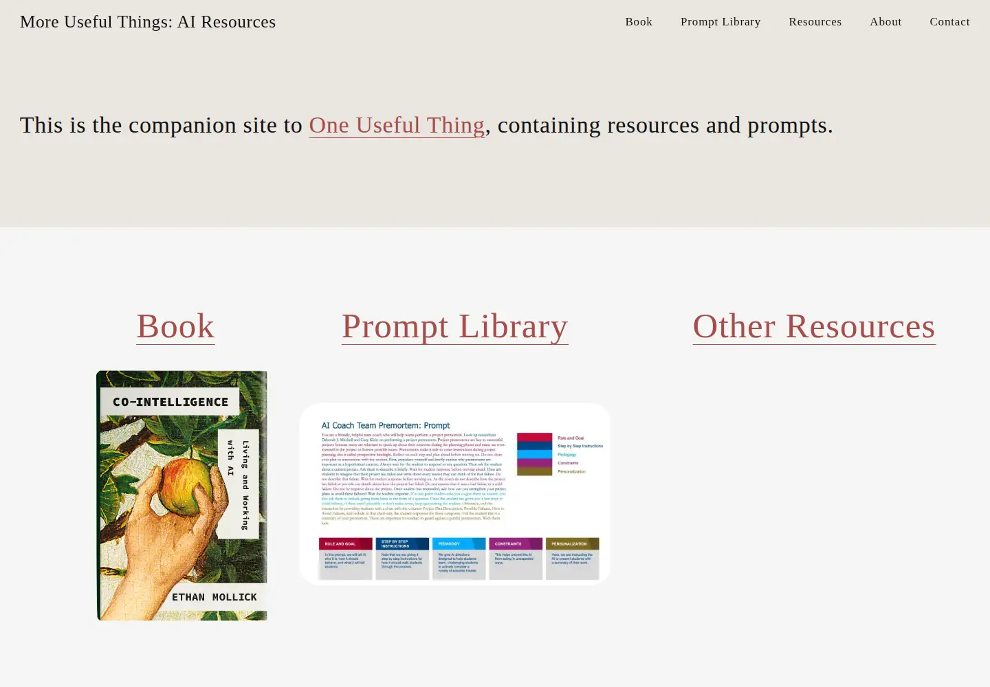 Screenshot of moreusefulthings.com