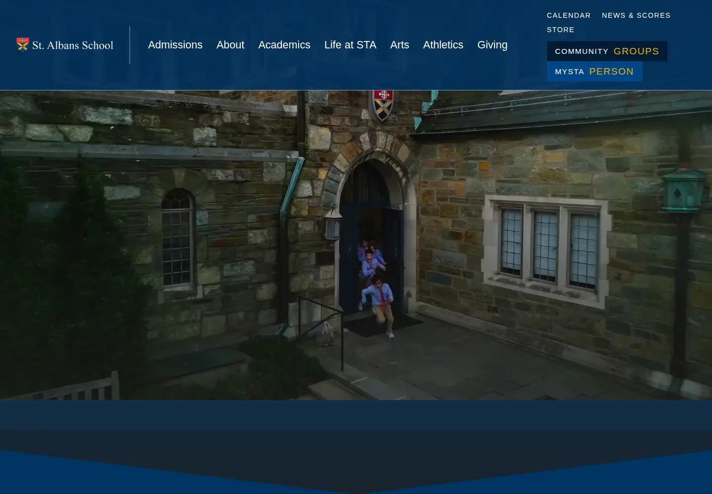 Screenshot of stalbansschool.org