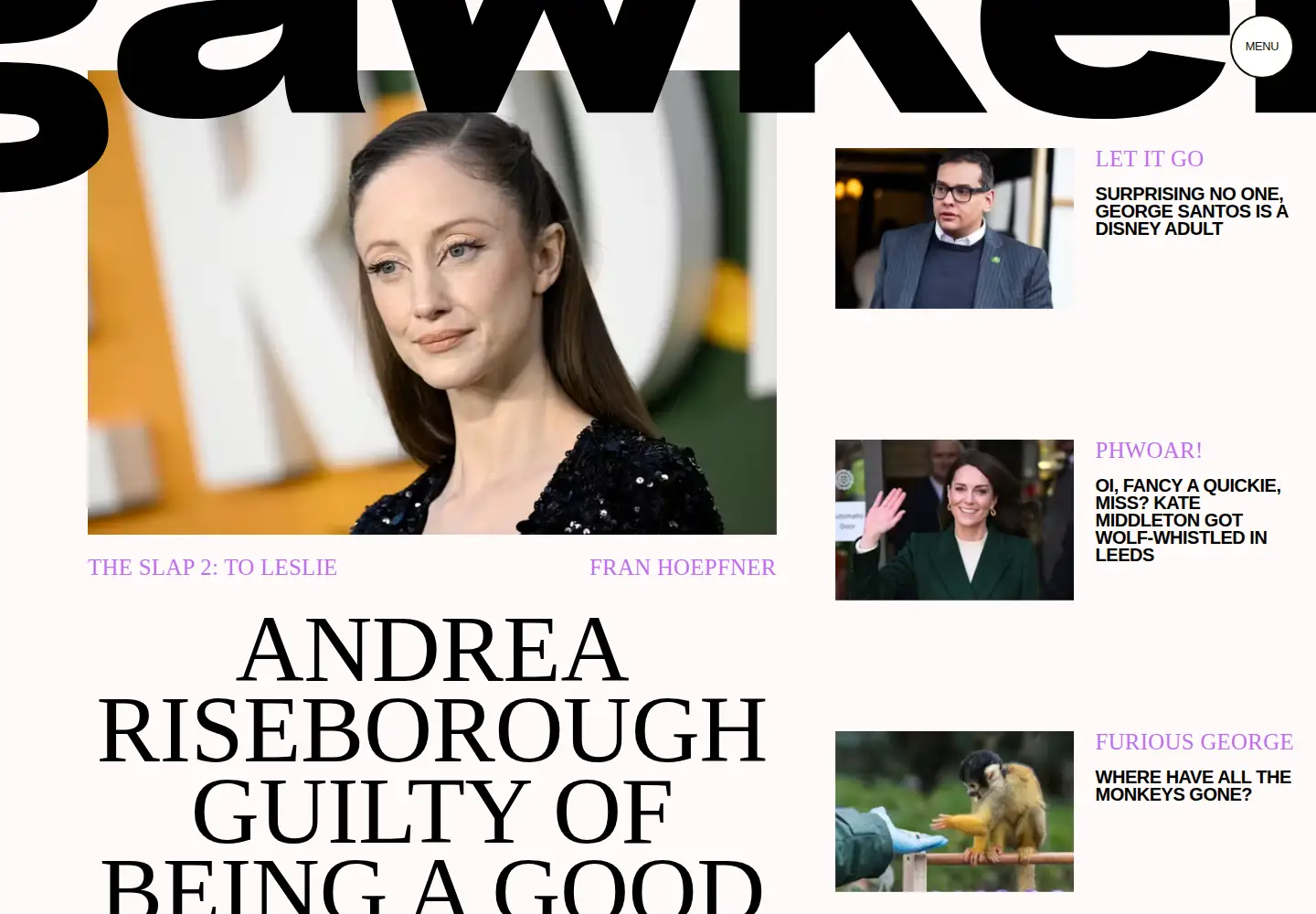 Screenshot of gawkerarchives.com