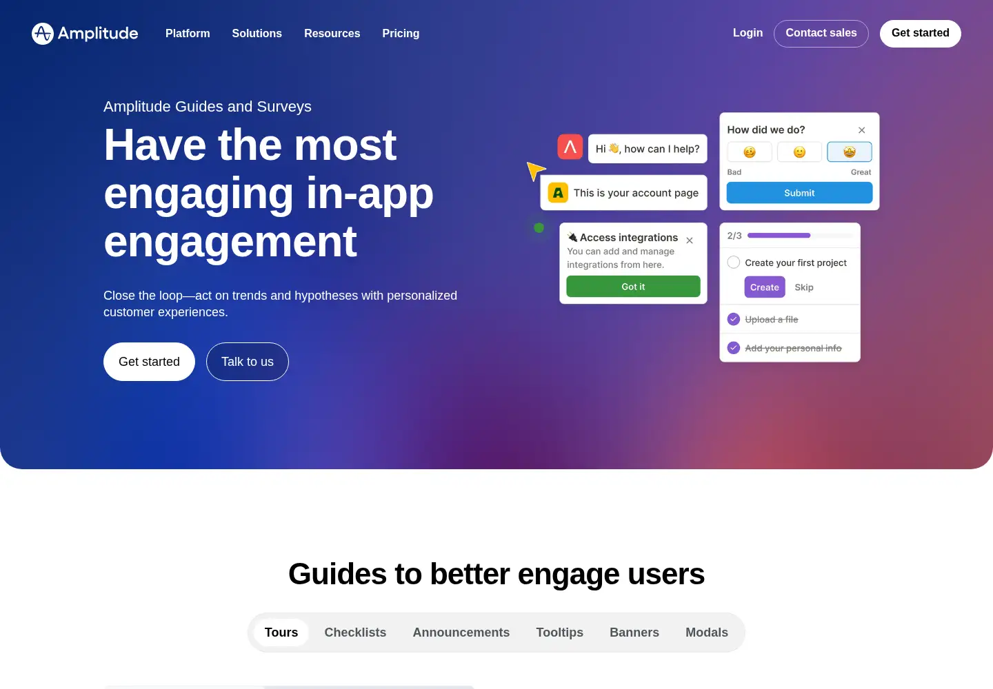 Screenshot of commandbar.com
