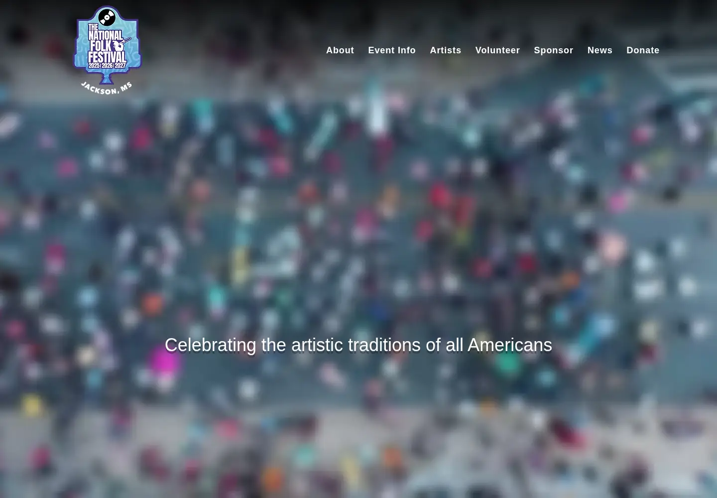 Screenshot of nationalfolkfestival.com