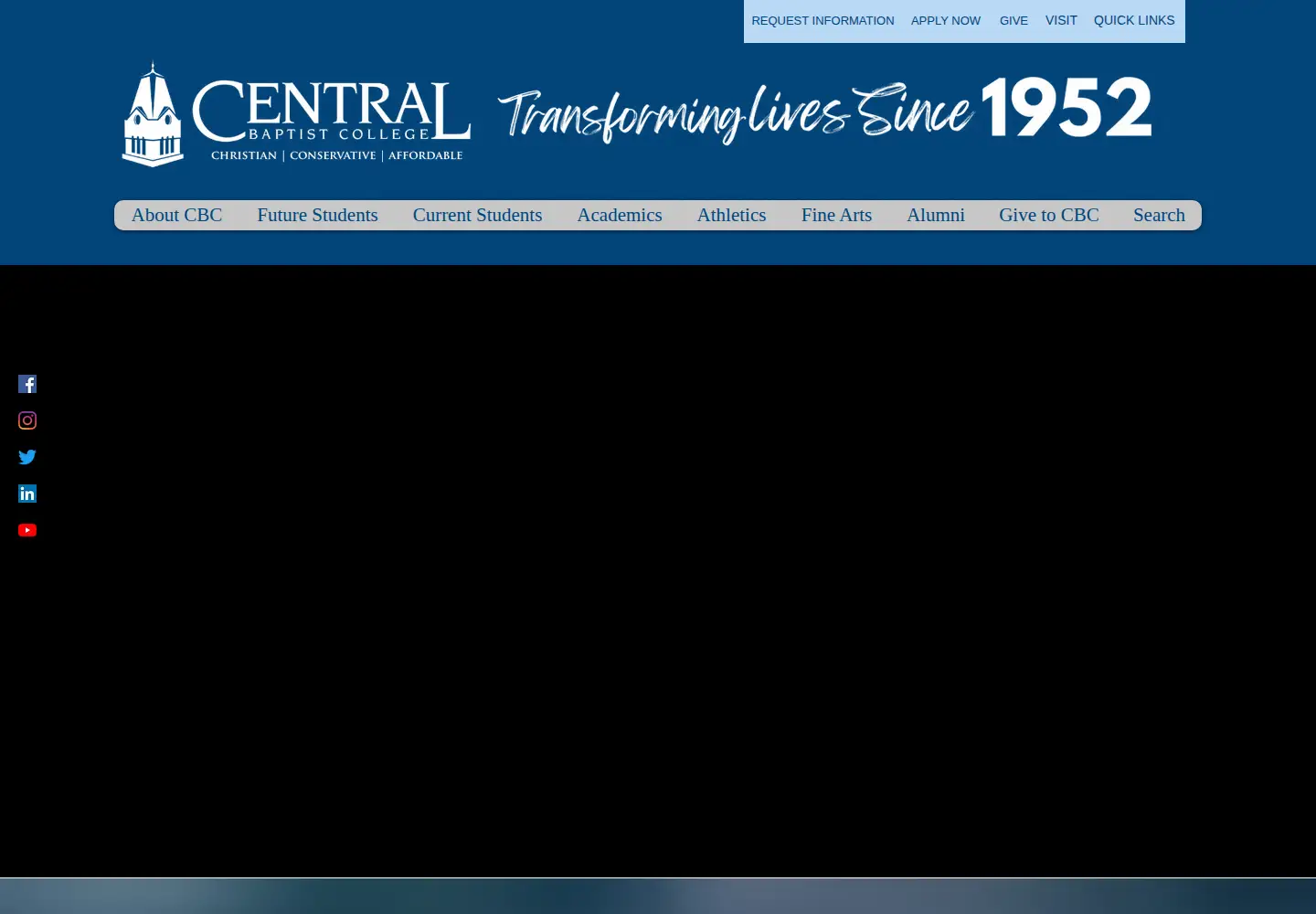 Screenshot of cbc.edu