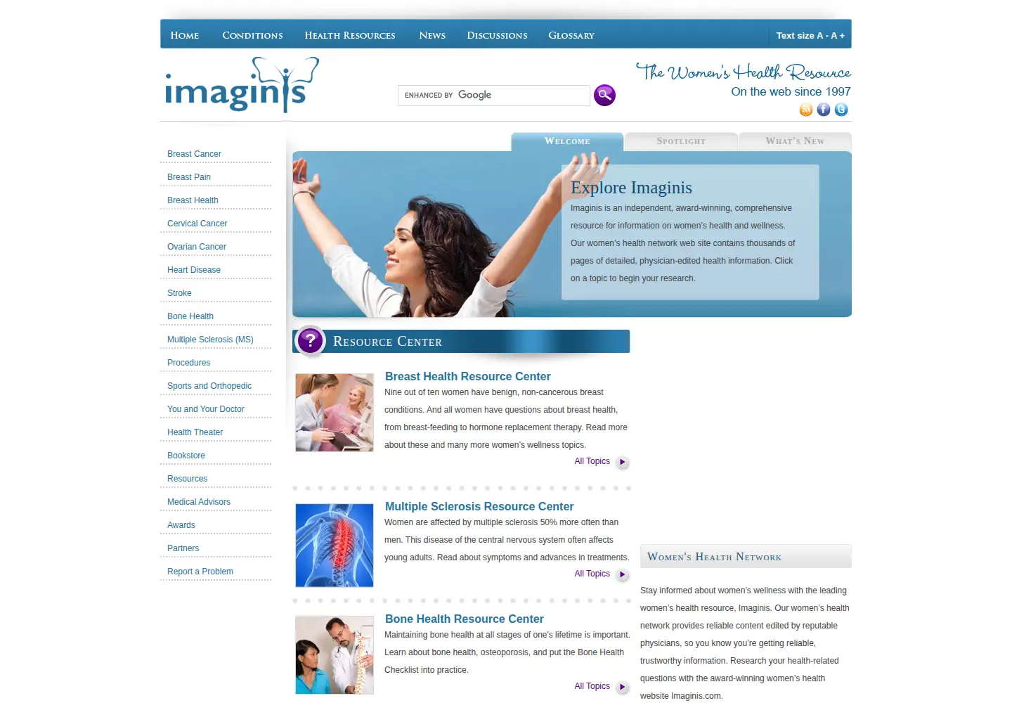 Screenshot of imaginis.com