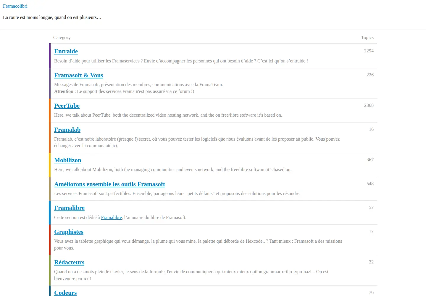 Screenshot of framacolibri.org