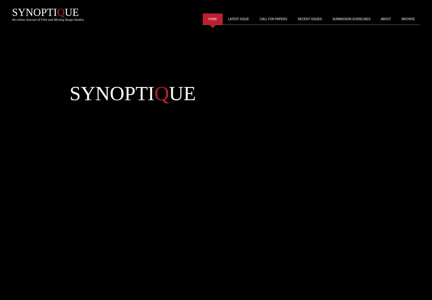 Screenshot of synoptique.ca
