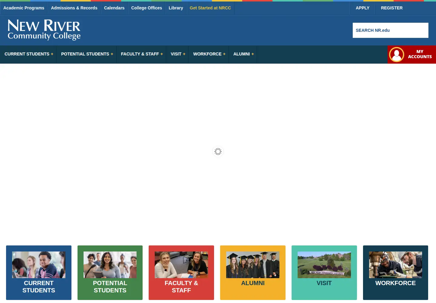 Screenshot of nr.edu