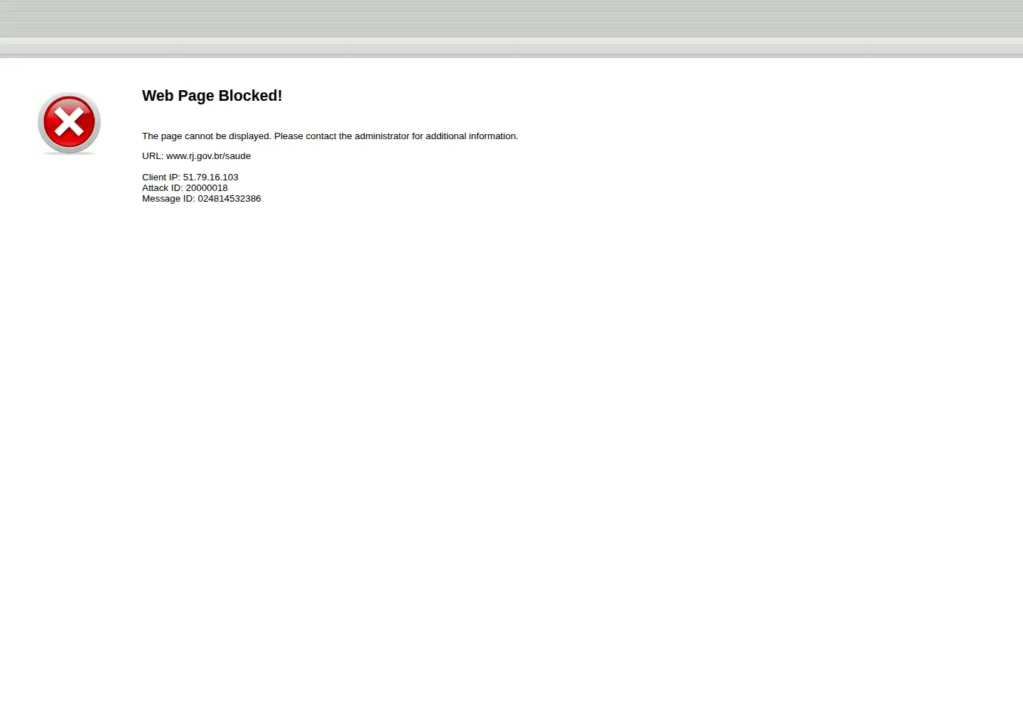Screenshot of saude.rj.gov.br