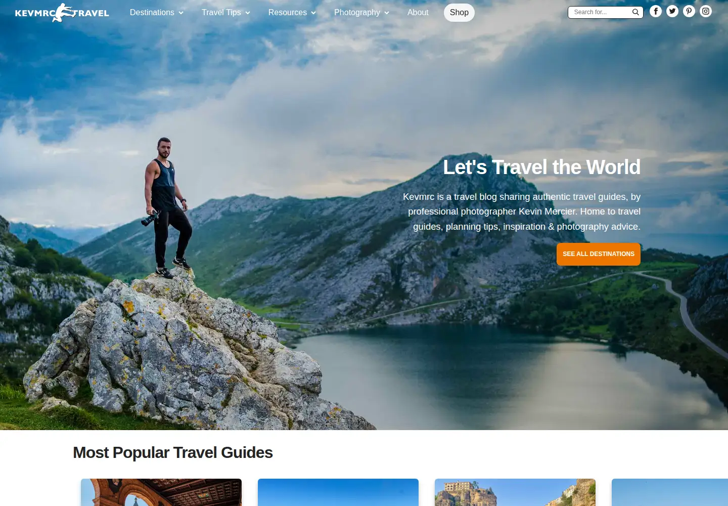 Screenshot of kevmrc.com