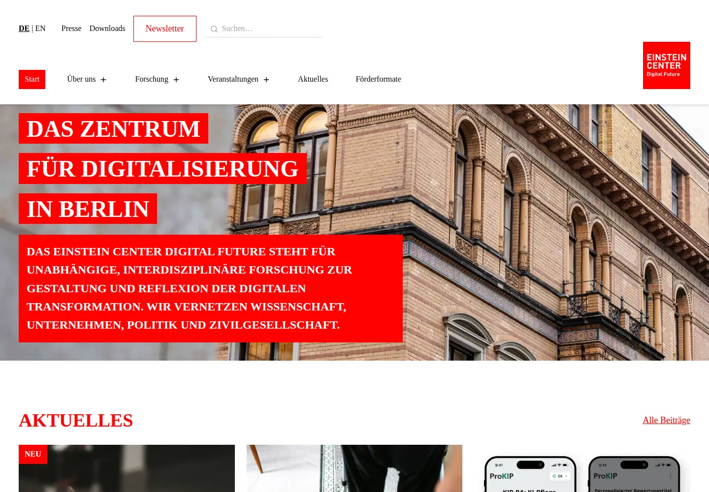 Screenshot of digital-future.berlin