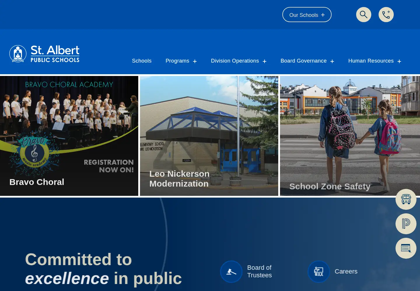 Screenshot of spschools.org