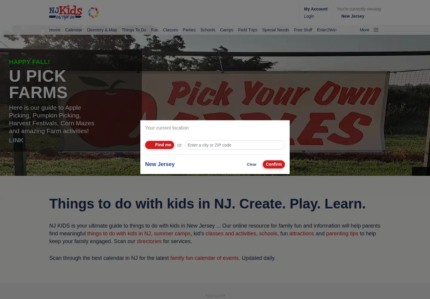 Screenshot of njkidsonline.com