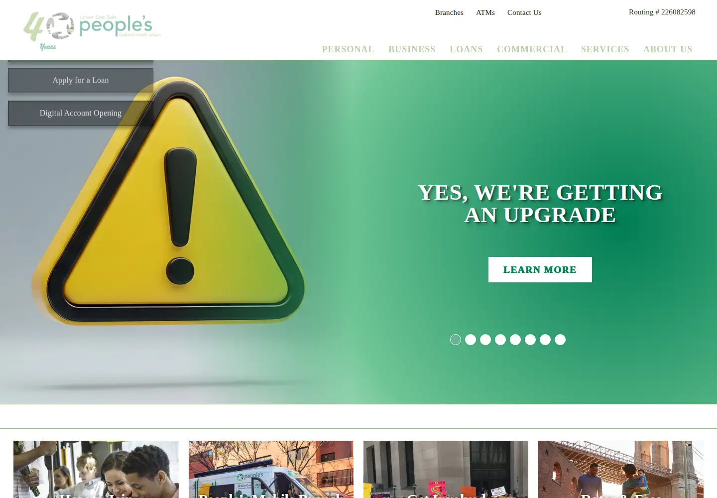 Screenshot of lespeoples.org