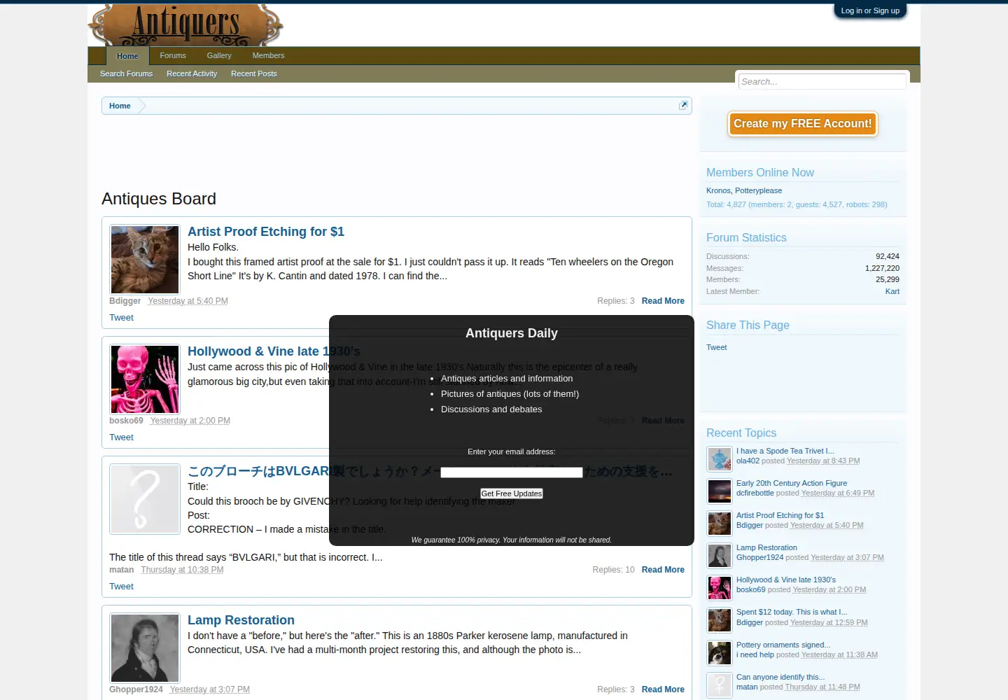 Screenshot of antiquers.com