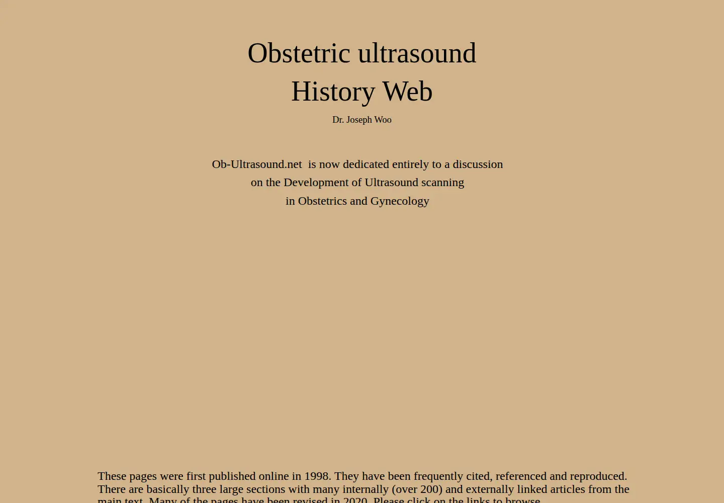 Screenshot of ob-ultrasound.net