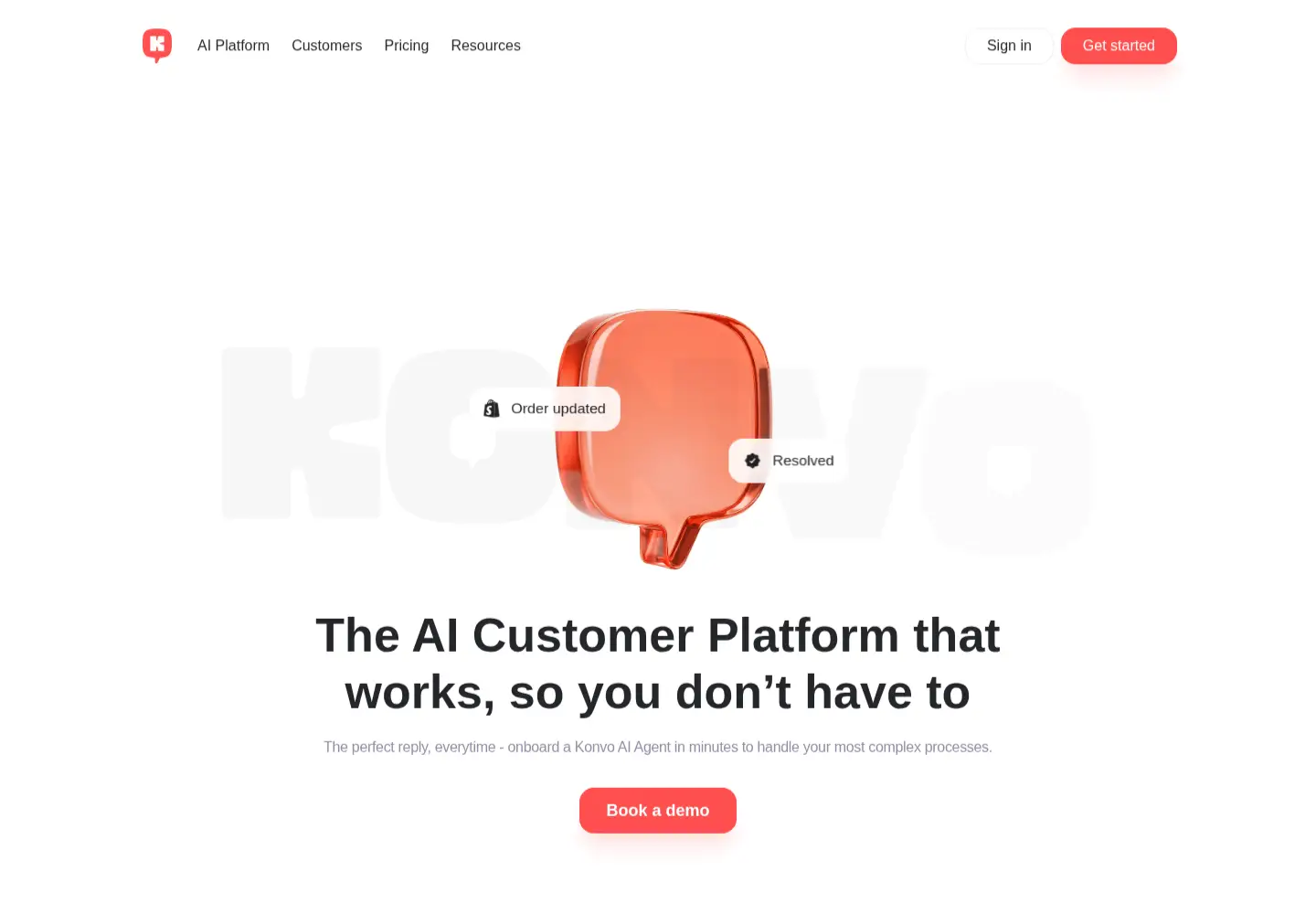 Screenshot of konvoai.com