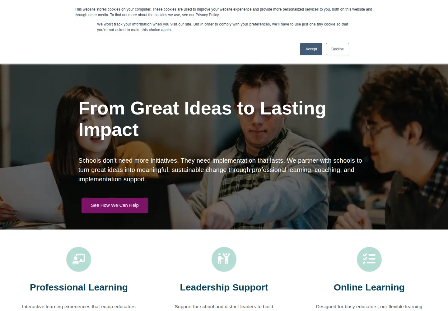 Screenshot of novakeducation.com