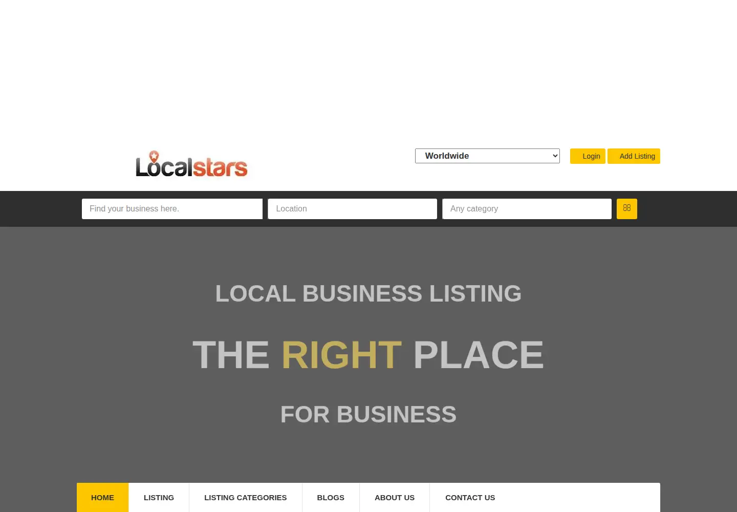 Screenshot of localstar.org
