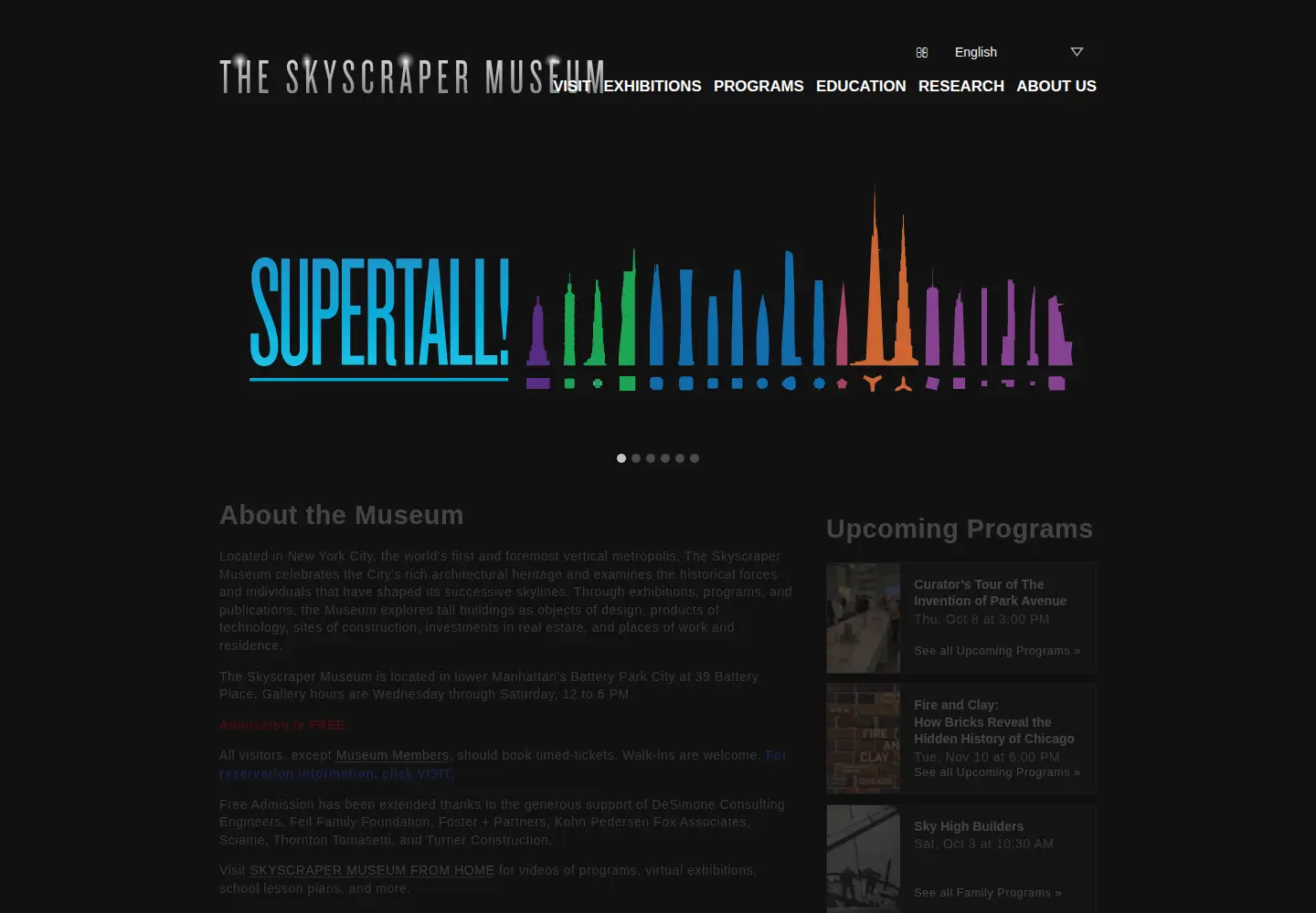 Screenshot of skyscraper.org
