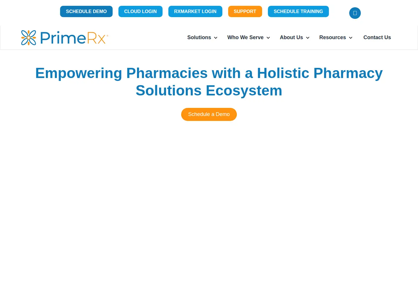 Screenshot of primerx.io