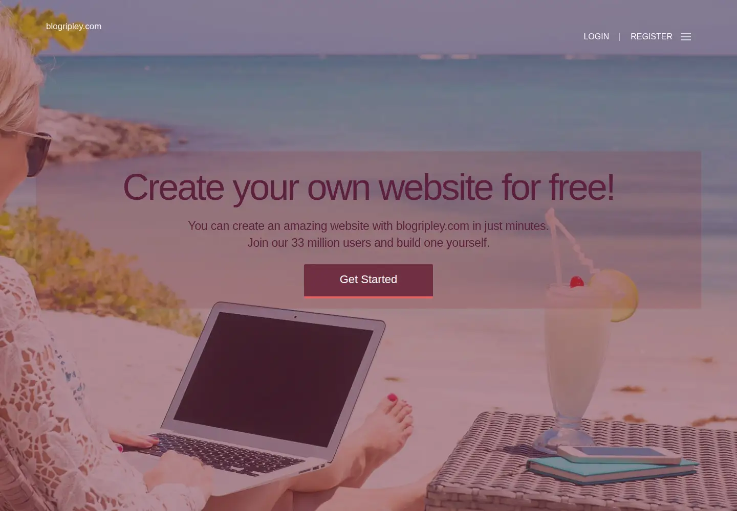 Screenshot of blogripley.com