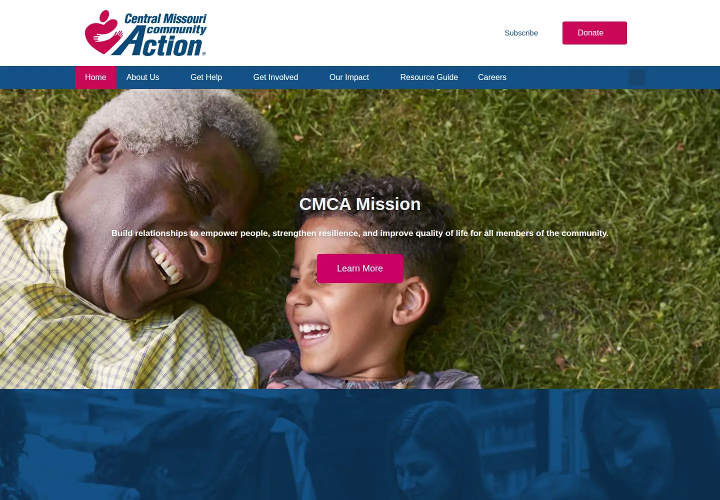 Screenshot of cmca.us