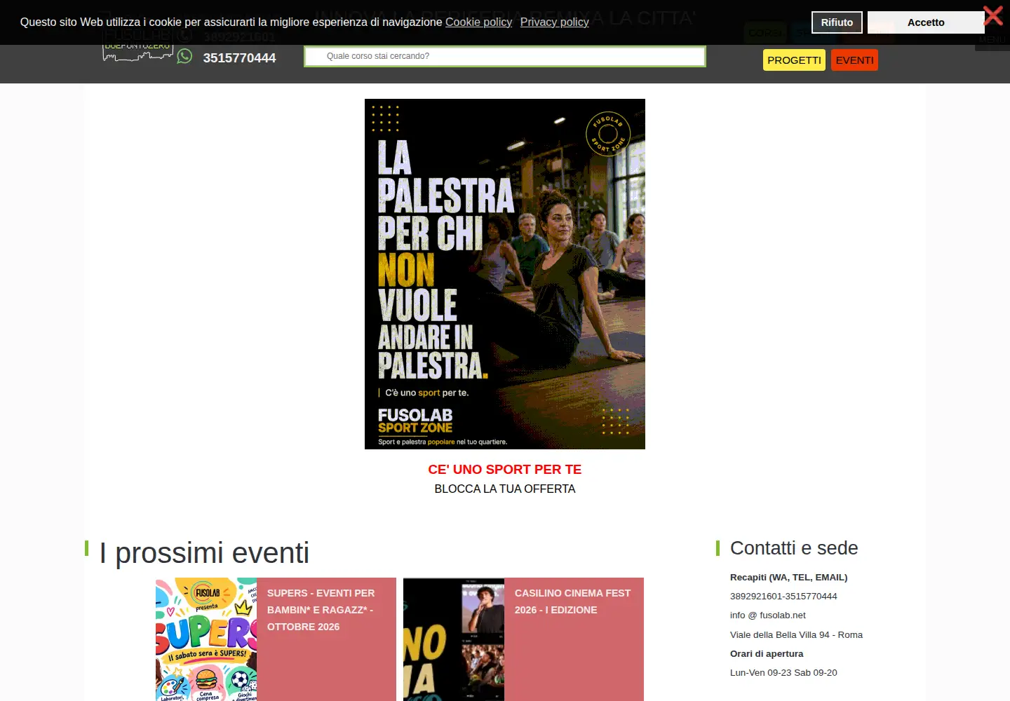 Screenshot of fusolab.net