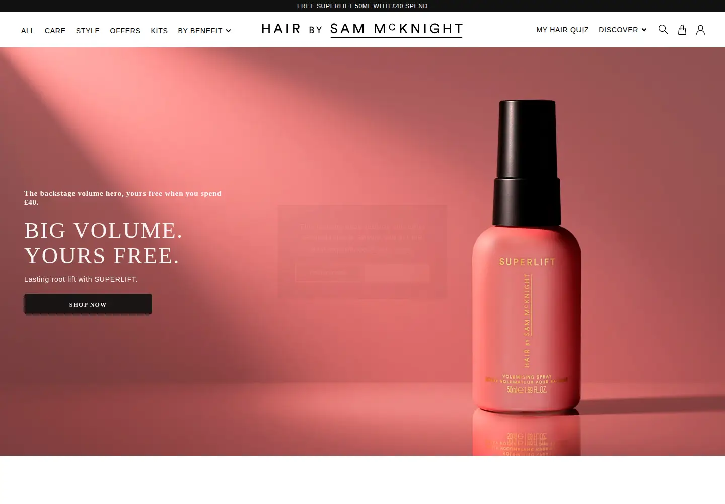 Screenshot of sammcknight.com