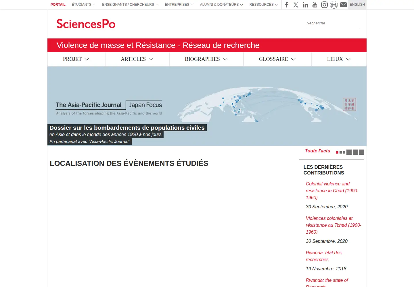Screenshot of massviolence.org