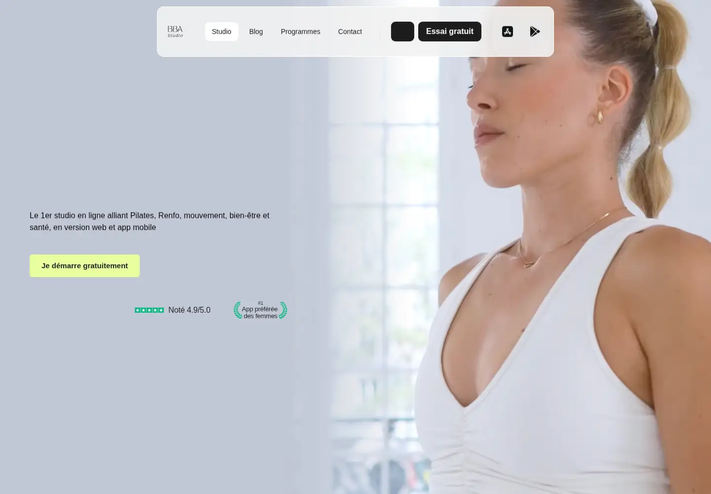 Screenshot of bbastudio.com