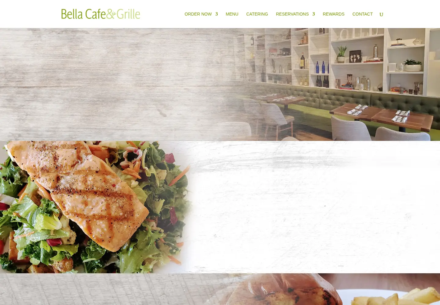 Screenshot of bellacafeandgrille.com