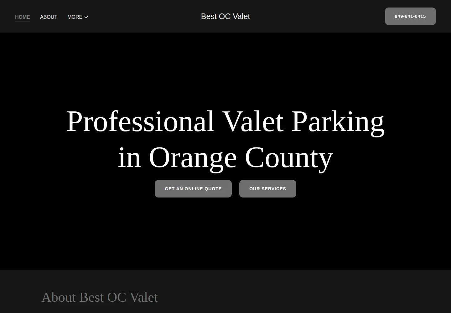 Screenshot of bestocvalet.com