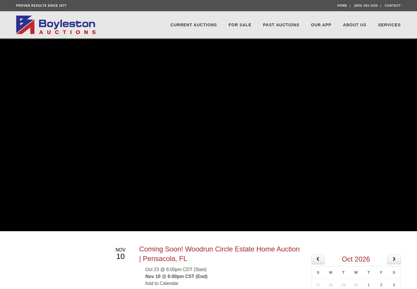 Screenshot of boylestonauctions.com