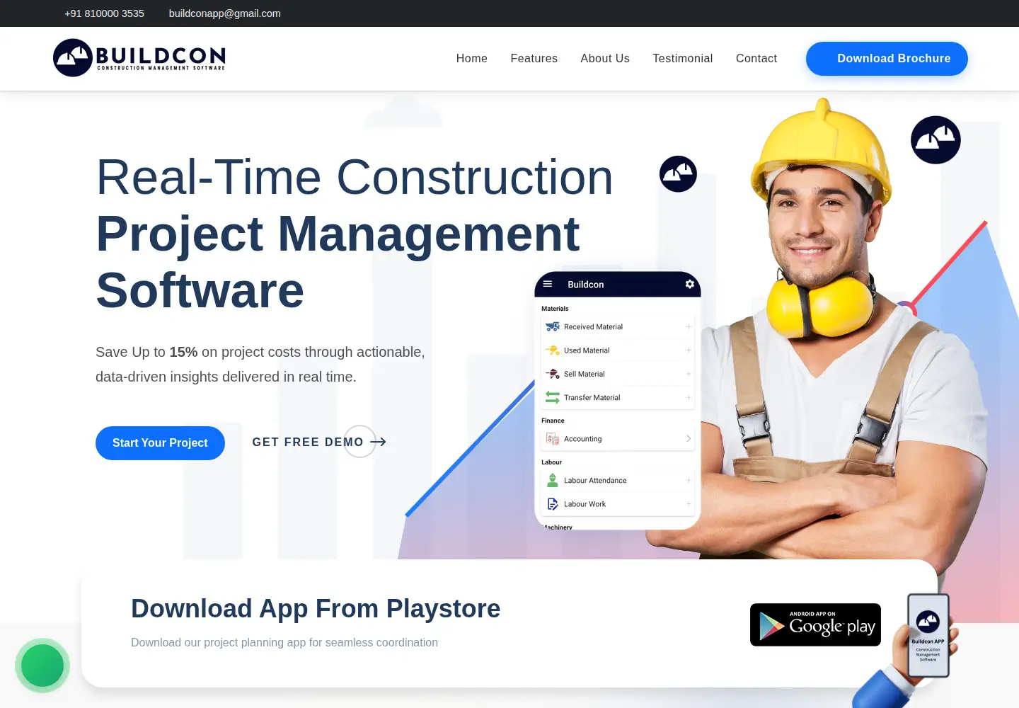 Screenshot of buildconsolution.com