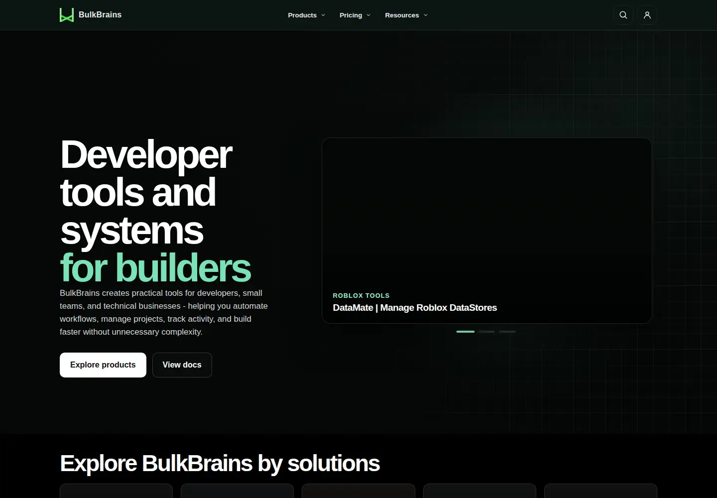 Screenshot of bulkbrains.com