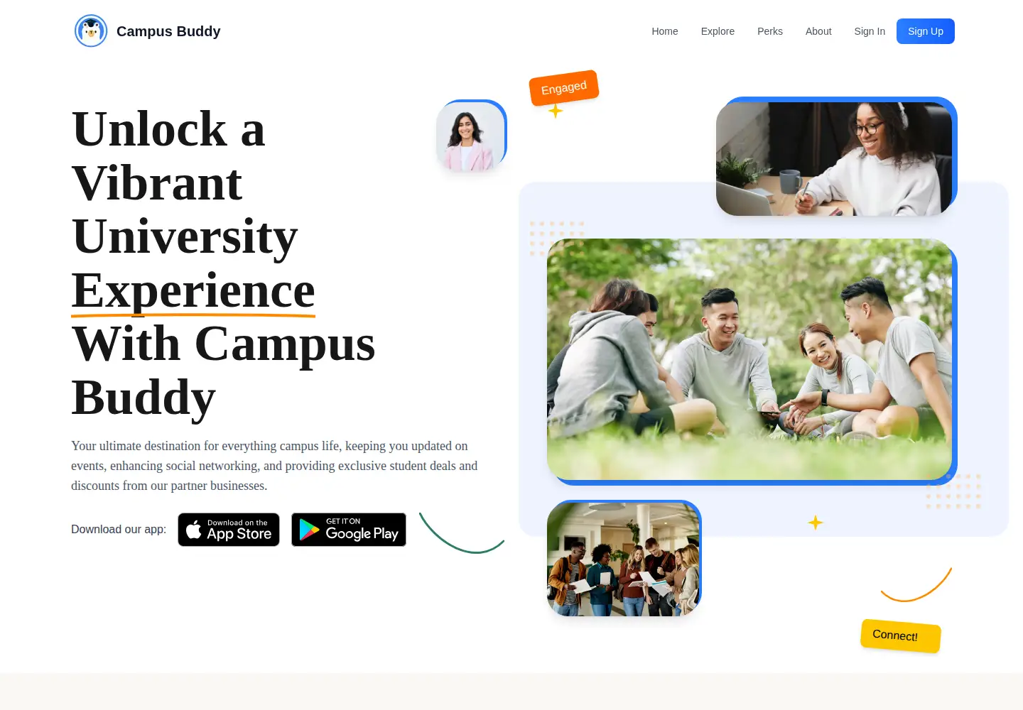 Screenshot of campusbuddyinc.com