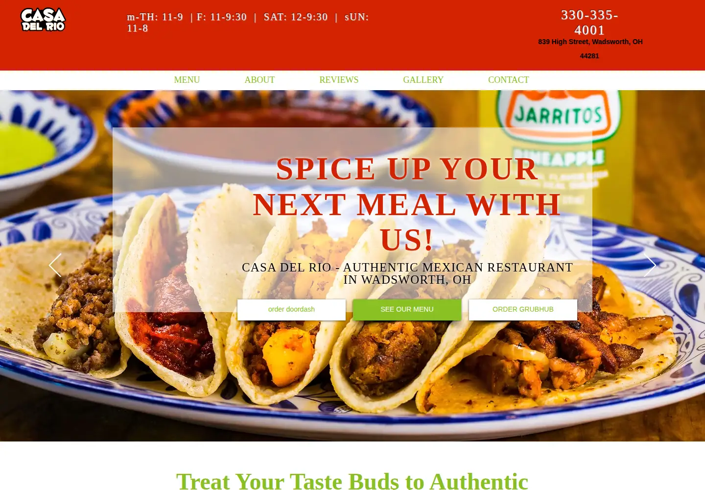Screenshot of casadelriomex.com