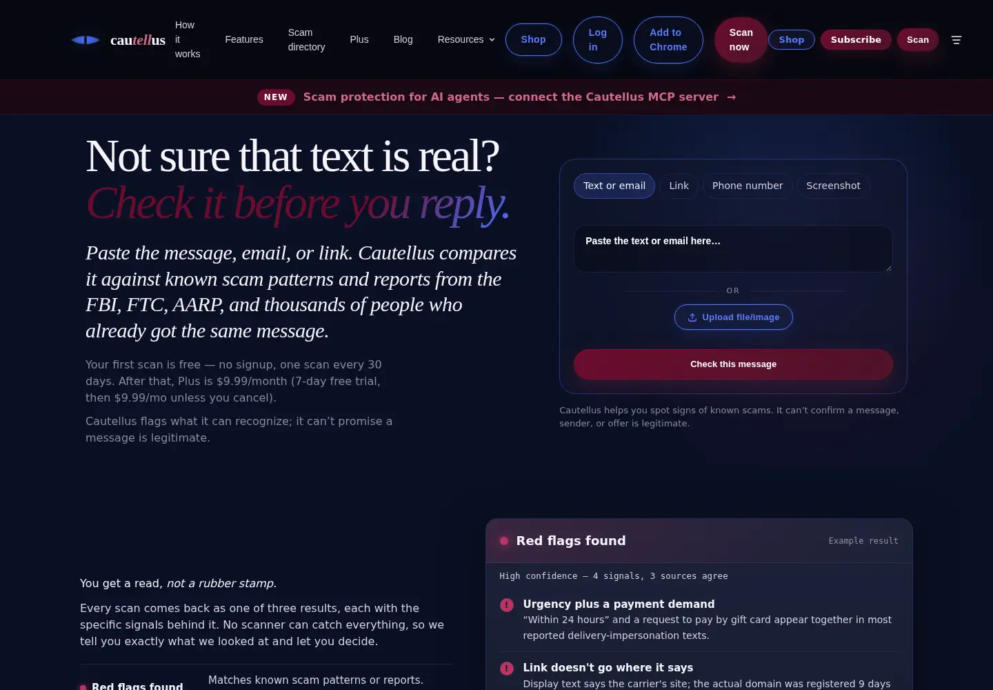 Screenshot of cautellus.com