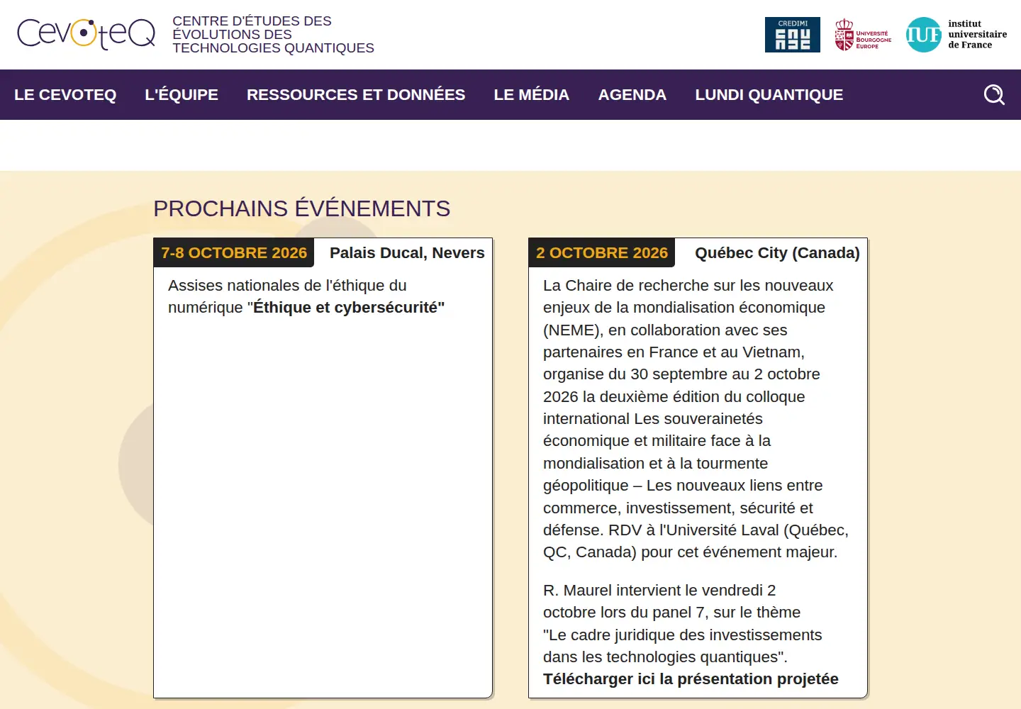 Screenshot of cevoteq.com