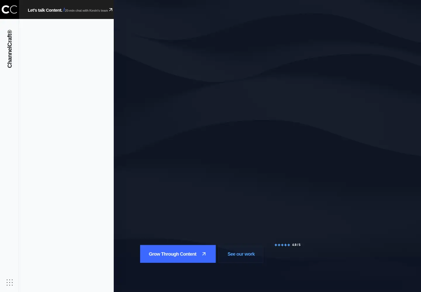 Screenshot of channelcraftagency.com