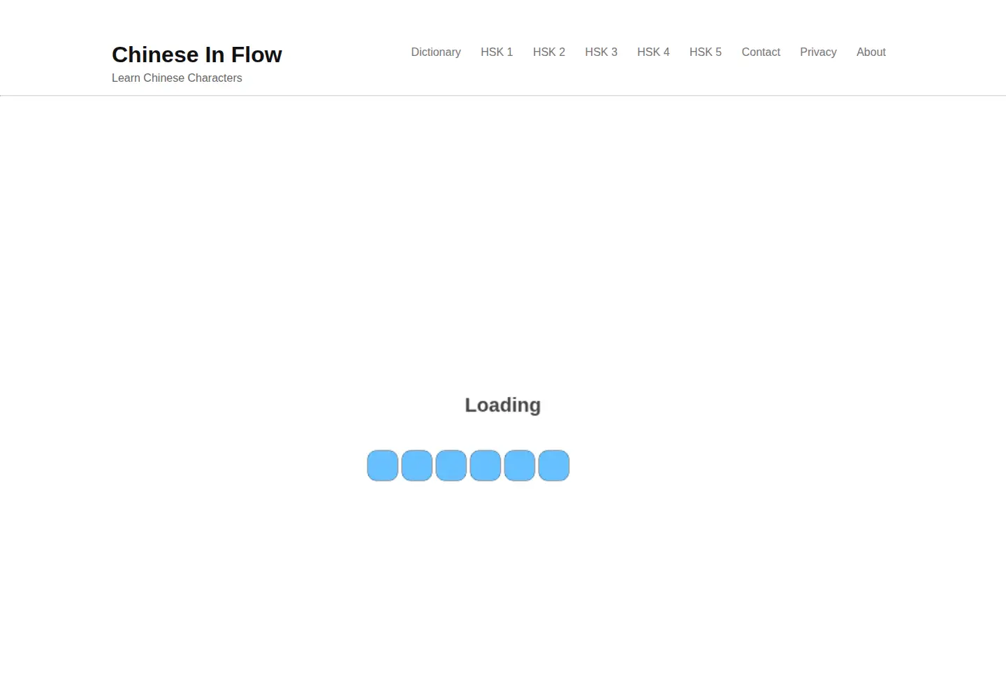 Screenshot of chineseinflow.com