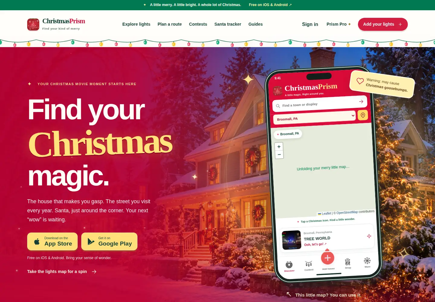 Screenshot of christmasprism.com