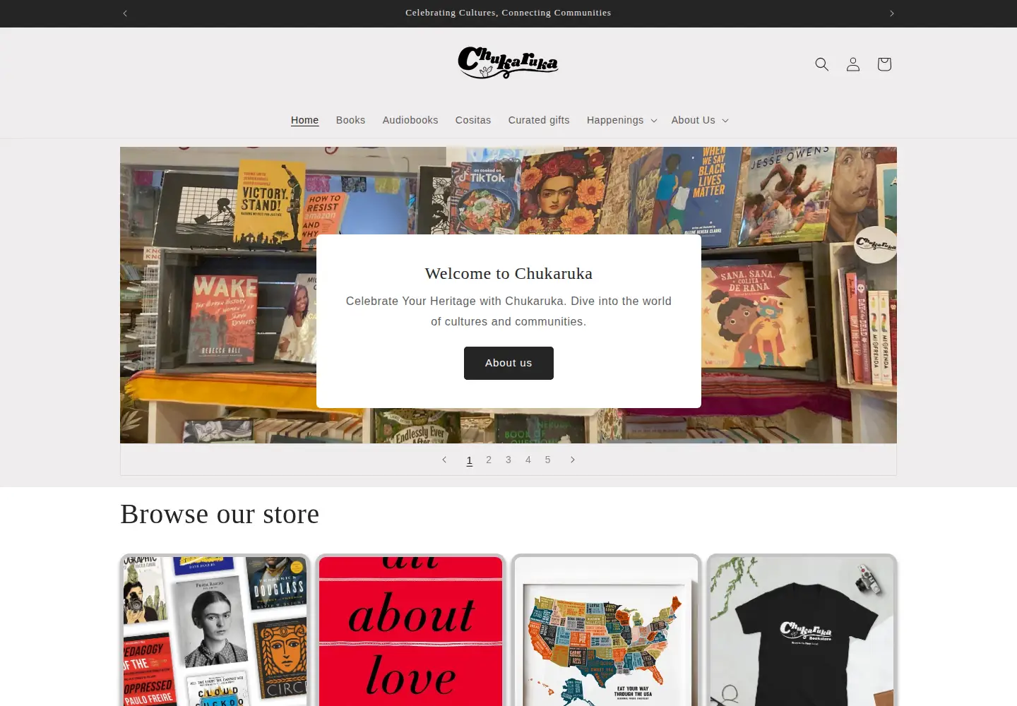 Screenshot of chukaruka.com