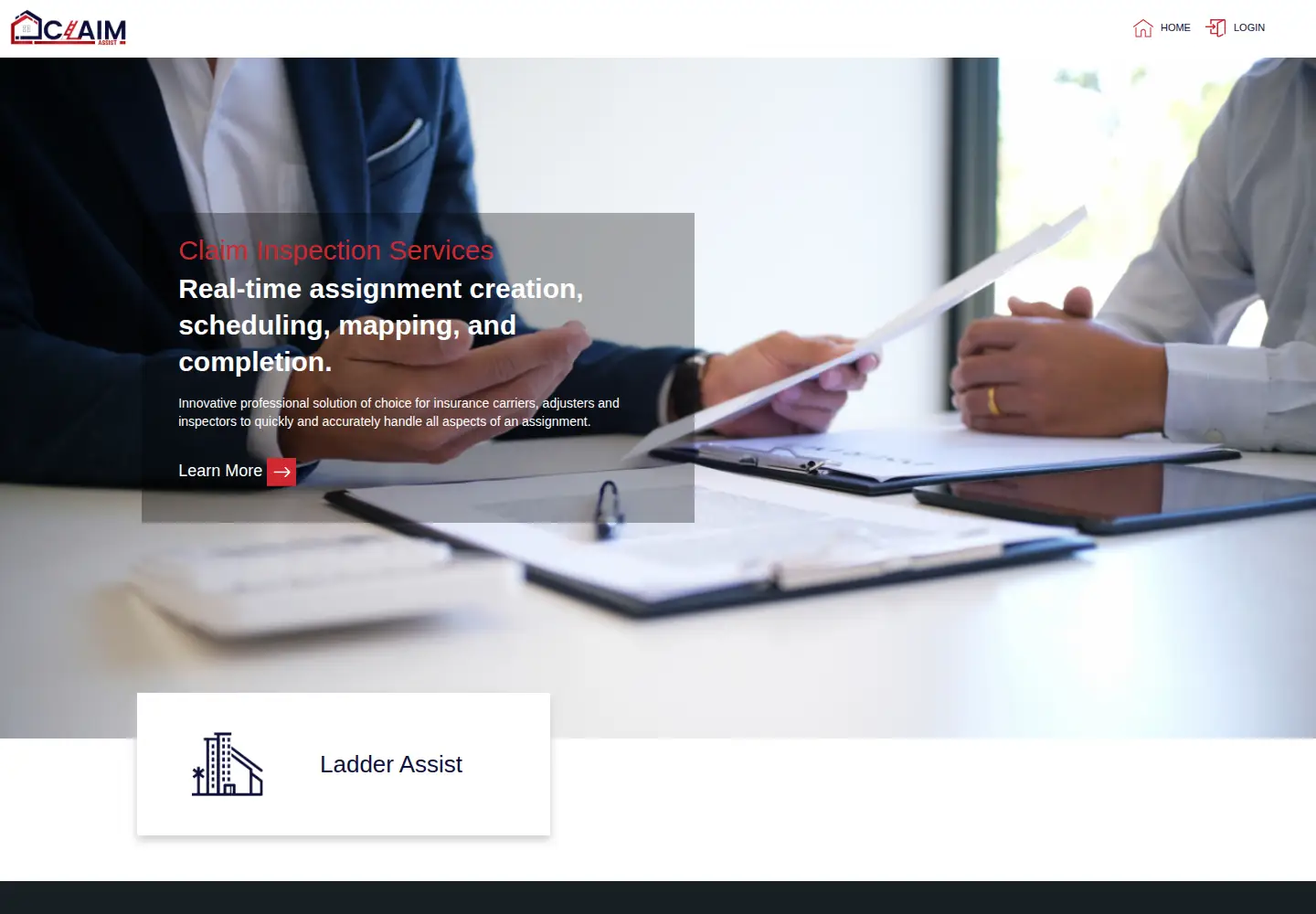 Screenshot of claimassist.com