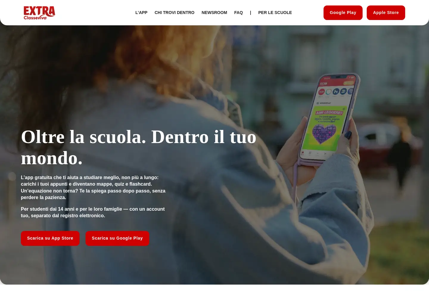 Screenshot of classevivaextra.com