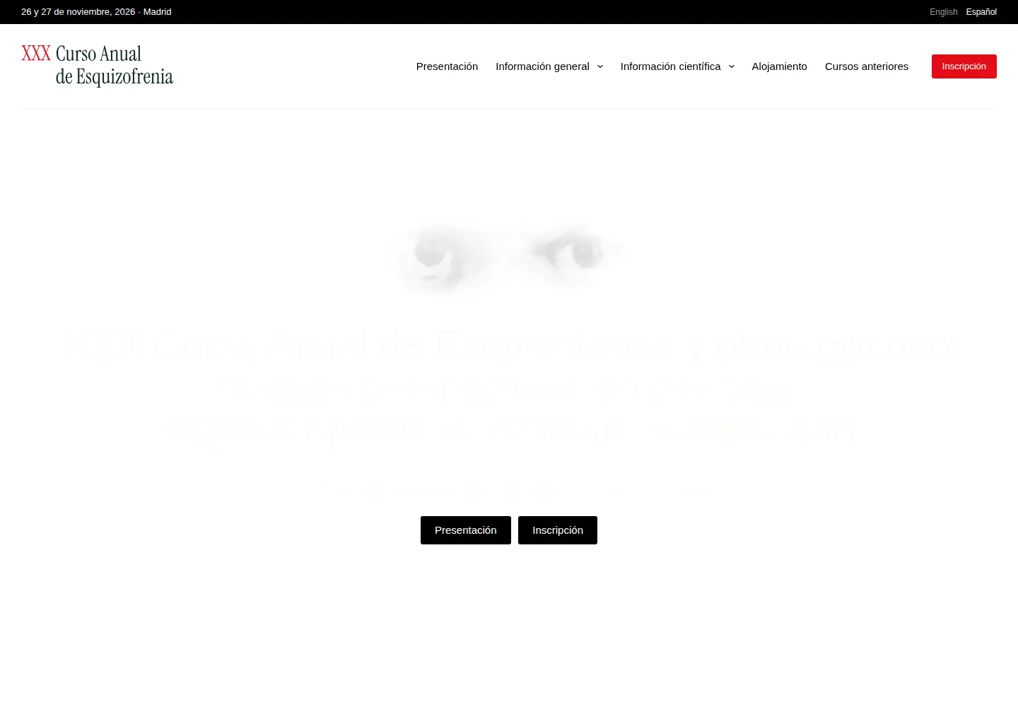 Screenshot of cursoesquizofrenia.com